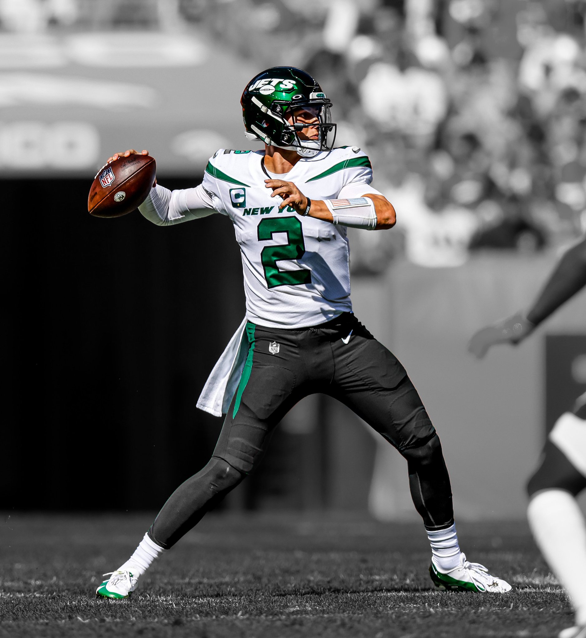 Michael Nania on Twitter "Zach Wilson in the white jersey/black pants