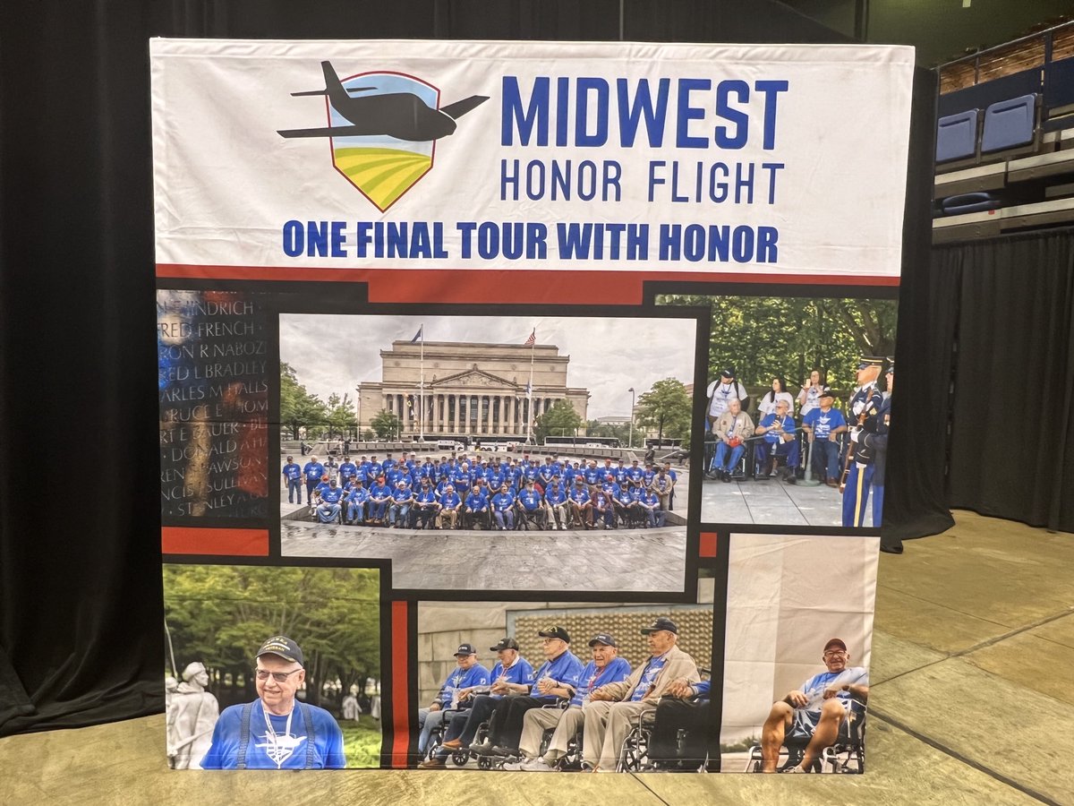 SDAmLegion's tweet photo. Ready to kick off #MWHFMission13 with the banquet—here’s to an amazing and exciting two days of honoring the service of our 84 Veterans flying with us! 🇺🇸✈️
#MidwestHonorFlight #sdlegionserving https://t.co/xNfNmOrpcu