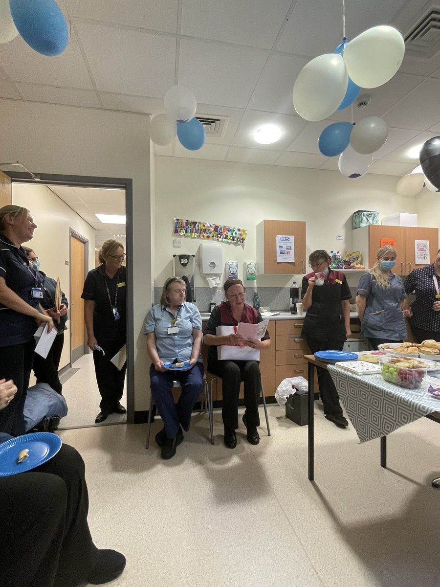 VAKendall14's tweet photo. ✨Here’s to Karen💙Our wonderful housekeeper who signed off today after 3️⃣4️⃣ years in the NHS @UHDBTrust Thank you for running a tight ship🙏Enjoy your retirement🍹we’ll miss you! Love Ward 206 @cbaddeley82 @Emma_L_18 @LauraFlint13 @LynseyHeald @AlisonR01544275 @TeamSurgeryUHDB https://t.co/PlvxaMZk1C