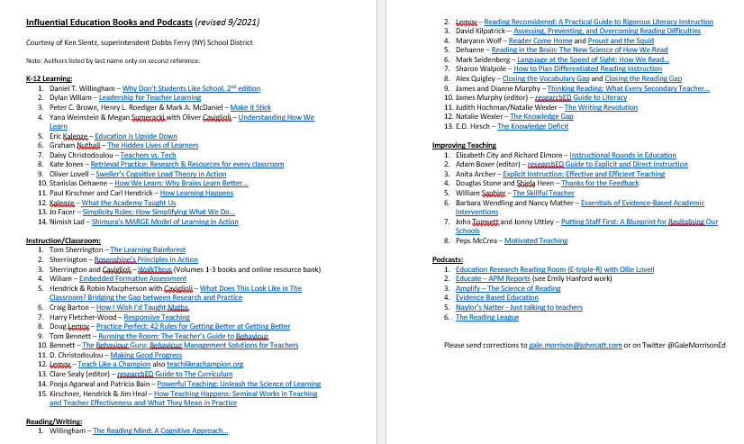 tetheredtoed1's tweet photo. If your school doesn't have a staff lending library and resource list for your TLCs... well, problem solved.  

Email or DM for a copy of this great @SlentzKen list. https://t.co/2sUNqlLqyq