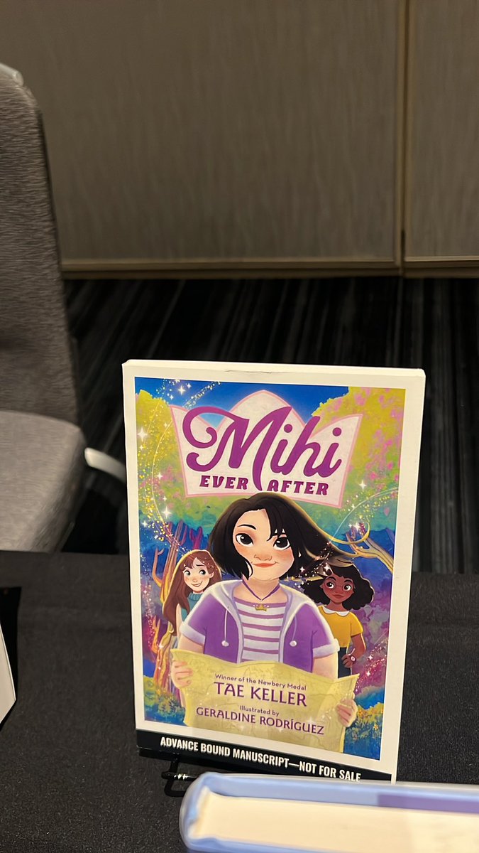 @taekeller getting some love at #alsc22 Love to see her books on display!