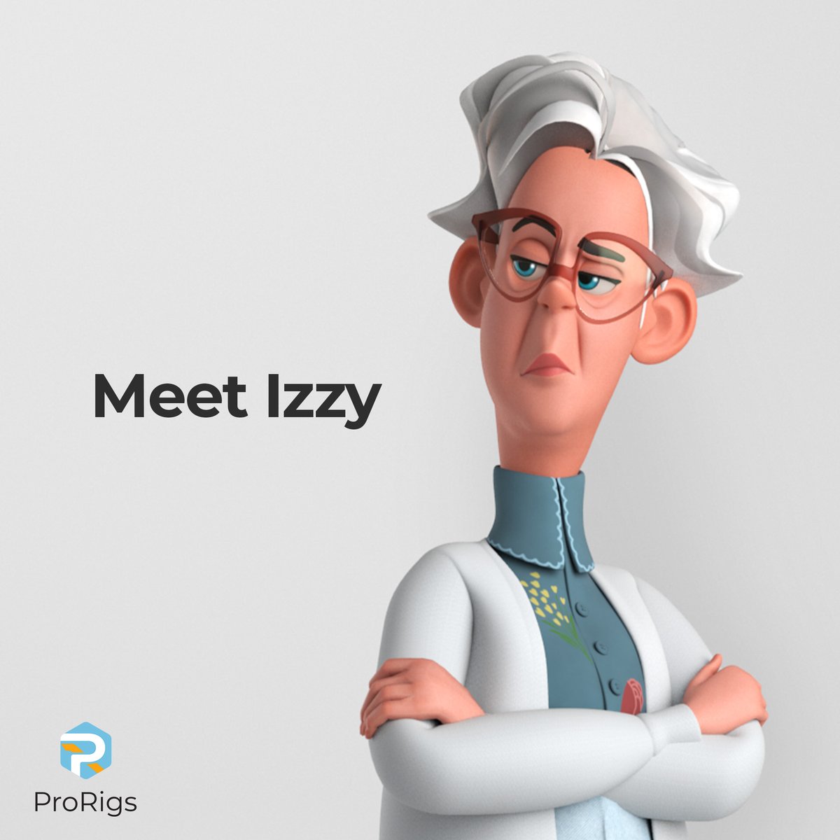 ProRigsLLC's tweet photo. Izzy, the matriarch of the family!

#ProRigs #AnimateIzzy #Premium3DRigs https://t.co/i5UbVzGCpm