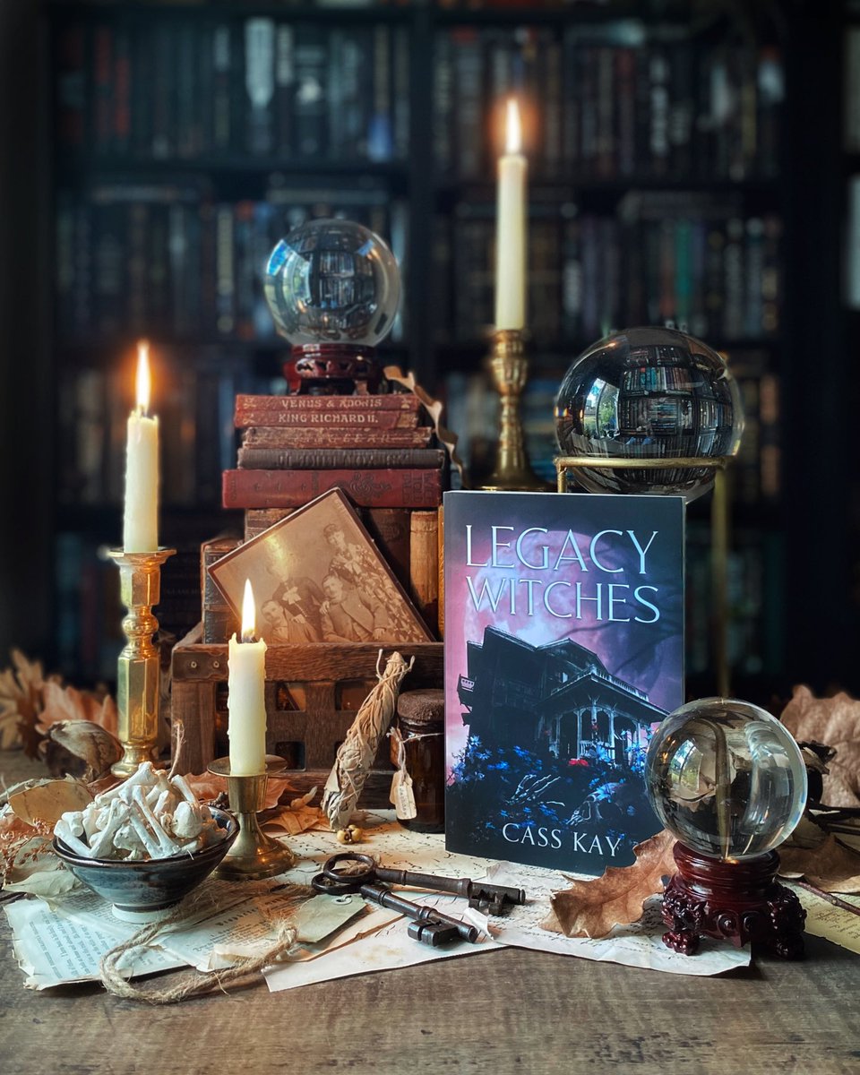 dlgillis20's tweet image. Loved this 5⭐️ read by @CassKayWrites. Great characters and world building, lots of witchy lore that was new to me, haunted house, pushy ghosts, hostile covens, all set in modern day Salem. Perfect! Available October 11.