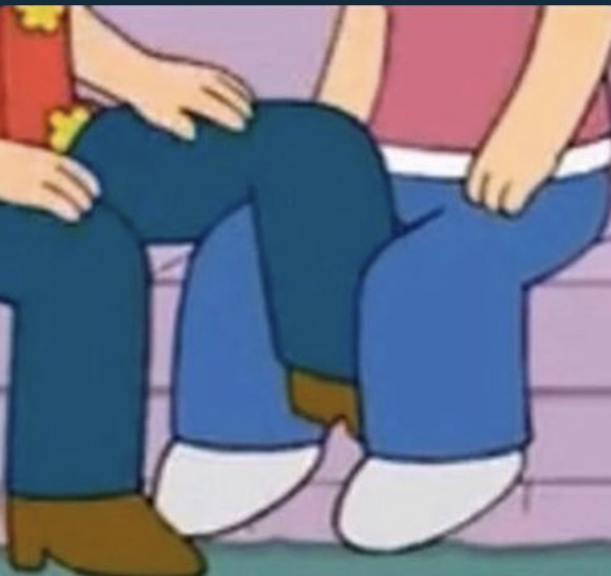 eu literalmente com alguem com quem me sinto confortavel