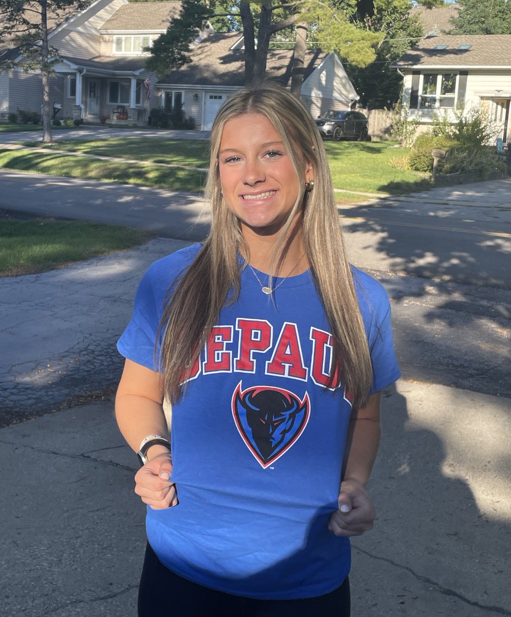 I am so happy to announce that I verbally committed to DePaul University to further my academic and athletic career! I am so grateful for this opportunity. Thank you to my family, friends, coaches, and God! ❤️💙<a href="/DePaulSB/">DePaul Softball</a> @SparksPremier <a href="/ttsmevents/">Tommy T</a>