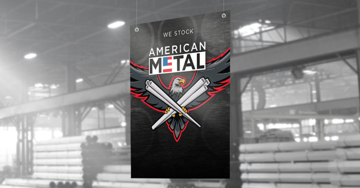 ChooseAmericanM's tweet photo. What’s even better than supplying American-made metal products? Letting the whole world know with our awesome distributor signage kits. Check them out at https://t.co/UQrGuVp5zV https://t.co/Dc4m3r7Tsh