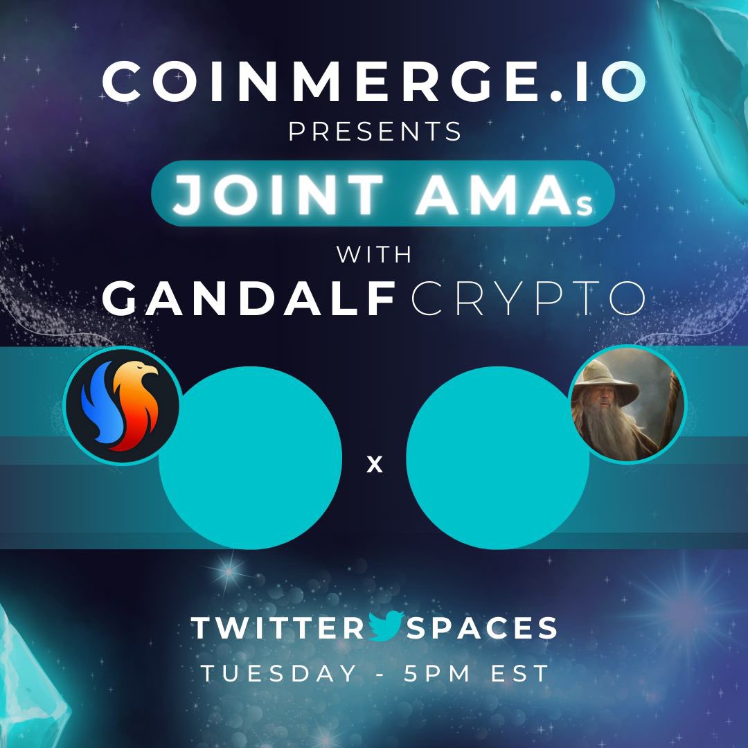 gandalfcryptto's tweet photo. Just teamed up with  @coinmerge to take a different project to their AMA's every week! 

Between Joint AMAs and Influencer AMAs, these will be JAM packed with engagement. 

By the way @davidgokhshtein has been spotted joining a few of these 👀

Who should I take for my first AMA? https://t.co/GQxG5JlySW