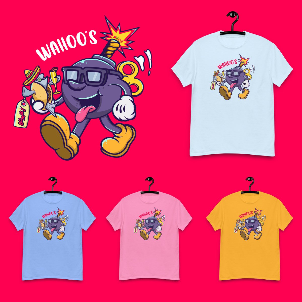 👑 Mojis x Wahoo's Bomb Fish Tacos 👑
•
Wahoo's Bomb Fish Taco Coming Soon 🔥 These designs will be available throughout California soon. The amazing rise of Mojis &amp; Wahoo's into the Web 3 Space.
•
#nft #nfts #art #arts #digitalart #artist #merchandise #trending #california