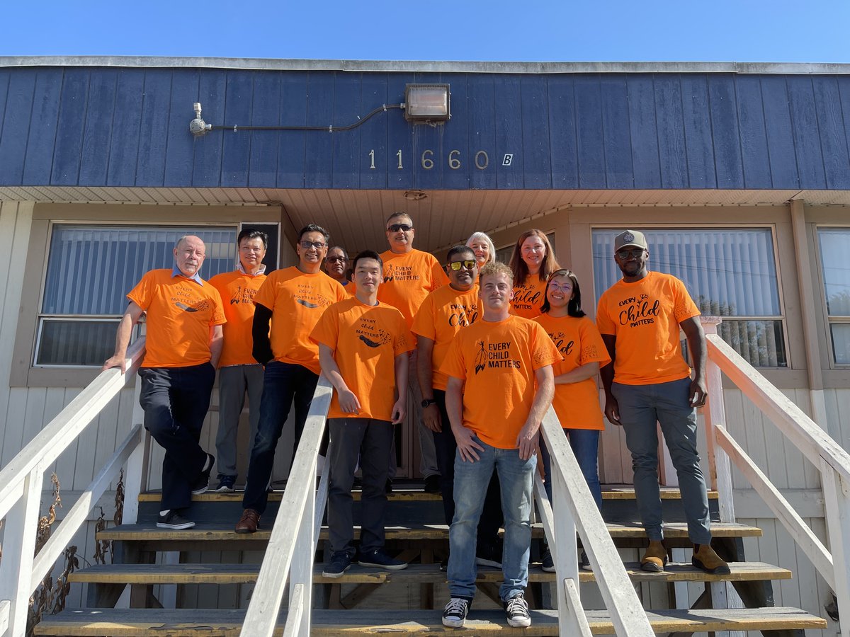 RichmondSteel's tweet photo. Today, on the National Day for #TruthAndReconciliation we are wearing #orange to honor the survivors and remember the children who never made it home.

#EveryChildMatters #OrangeShirtDay #RichmondBC https://t.co/5bMiqQ2l25