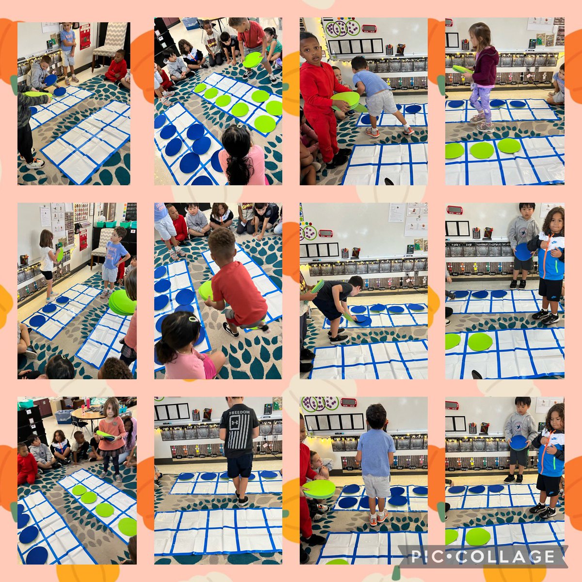 ambermoore8686's tweet photo. Today we had fun learning about one less! Students worked in teams to create a number, then their partner made a number that is one less on our giant 10 frames! @Abbett_AllStars @gisdnews @GISDTLD #GISDMathCounts #STMath https://t.co/Cin9LKy8yf