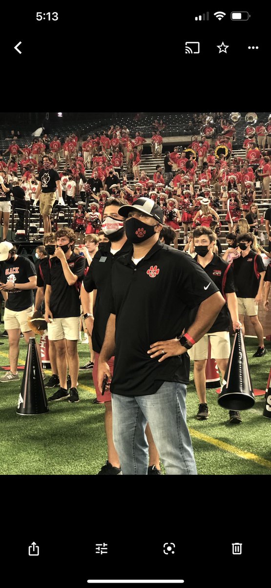 DrJamesWhit's tweet photo. Big night in TX Football! Wishing the @CHHS_FOOTBALL Panthers all the best as they seek to protect the #RedRail! 2-0 👊🏽#MashTheMustangs #TXHSFB https://t.co/xI47JYLtw1