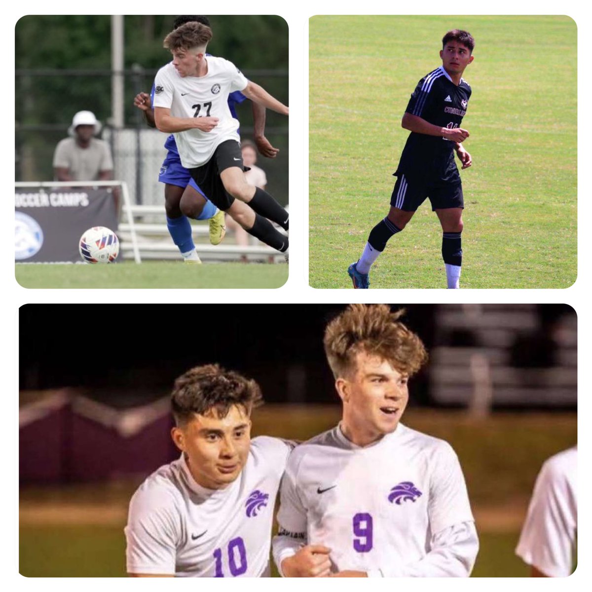CHSLions_Soccer's tweet photo. 🚨✔️✔️💜 
Victor Ramirez and Brewer Wall were named to the 2022 THSSCA All-State team. 

They are in their freshman seasons. Vic at Cumberland University and Brew at University of Alabama in Huntsville
@VictorR46438614 @brewer_wall @CHSLionNation
 @THSSCA
 @GoCUPhoenix @UAH_MSOC https://t.co/Wjz3Jzlst1