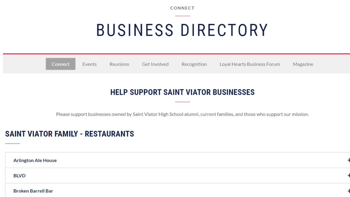 saintviatoralum's tweet photo. Take this weekend to support an alumni restaurant. Grab coffee, brews and bites at some of our favorites we are lucky to call Viator alumni-owned! #SupportLions #SupportAlumni
https://t.co/VdaJ5U6Pza https://t.co/ExWlQbL18S