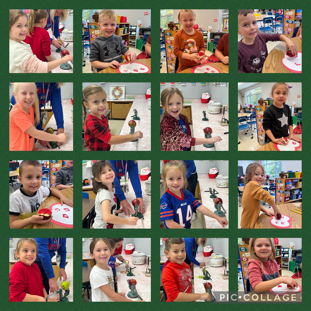 Apple Week in Kindergarten! Lots of fun celebrating Johnny Appleseed and doing all kinds of apple activities! 🍎