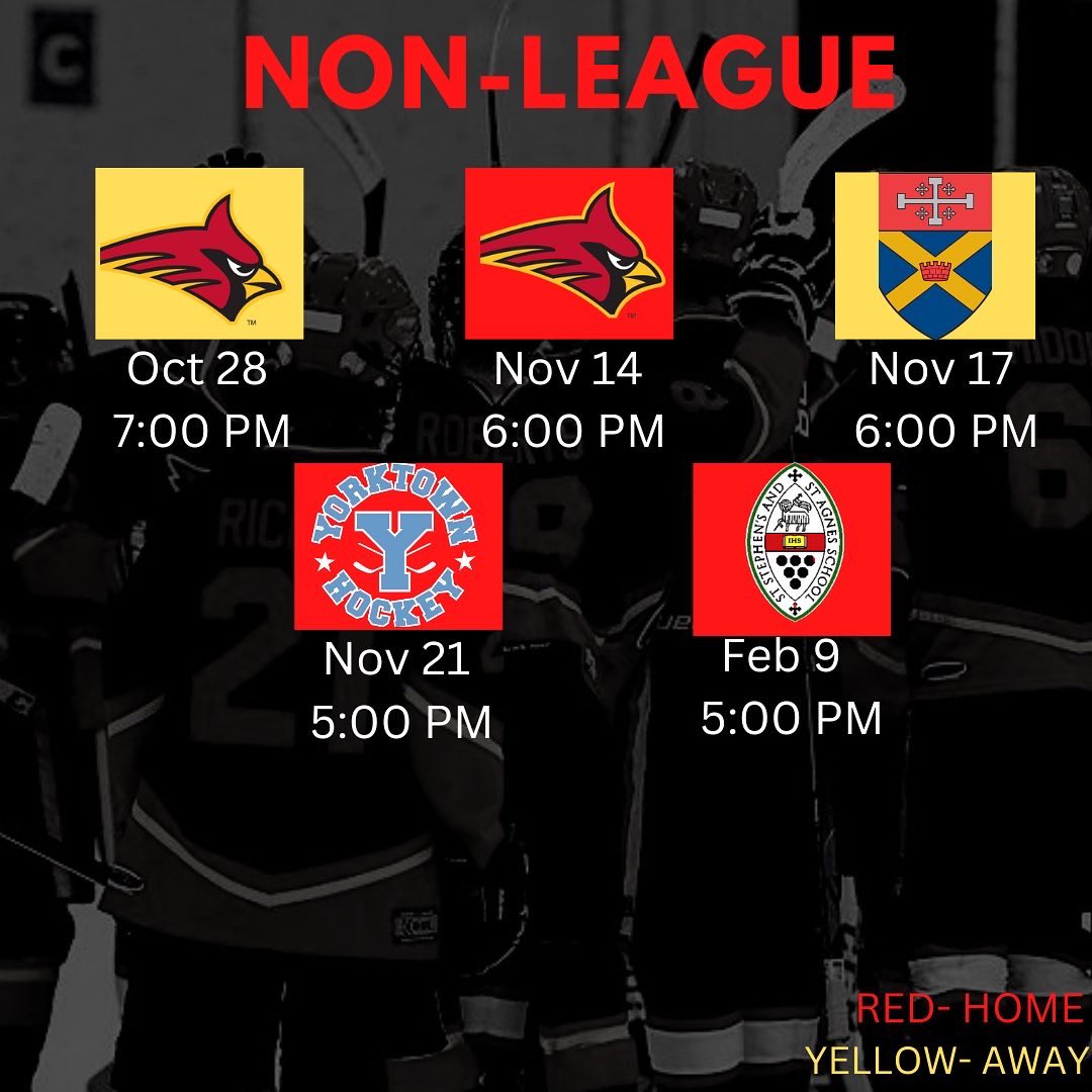 👀

IT’S HERE! We’re just 21 days away from dropping the puck on the 22-23 Bishop Ireton Hockey Season! #ROLLCARDS