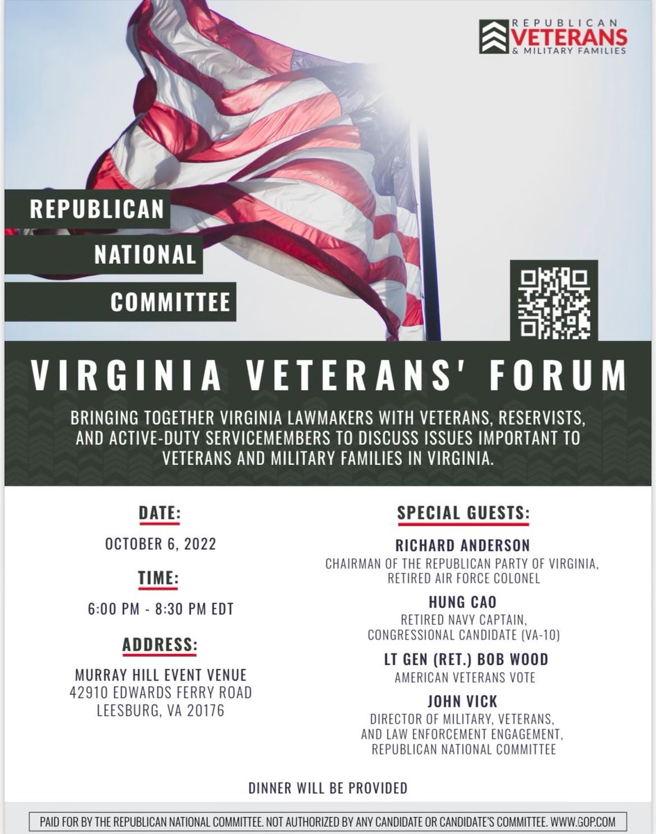 Replying to <a href="/PWCGOP/">PWCGOP</a> 

#VA07 #VA10 #PWGOP #RPV
