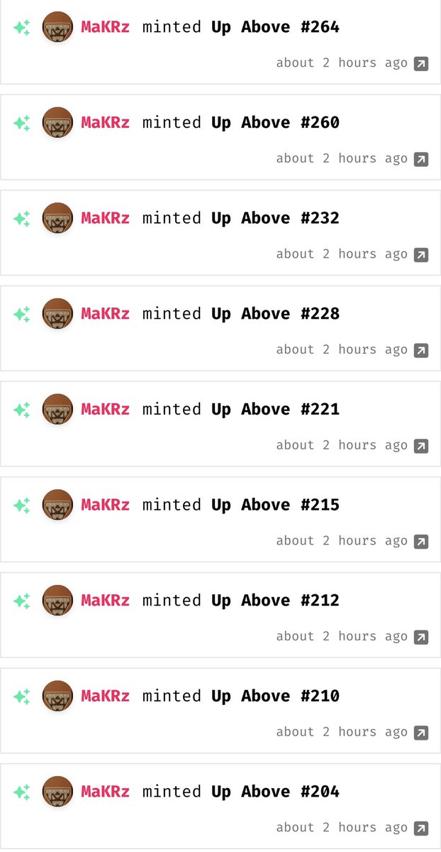 MaKRz666's tweet photo. Hmmm ok I might have been a bit excited about @woutmissler’s “Up Above” serie and might have minted 9 pieces… 
But who’s judging?
#fxhash #tezosnft #tezoscollectors #CleanNFT #feelingInsignificant #speckInTheUniverse #genart #p5js
Great work 🙏🏼 https://t.co/yiJLOxoeEv