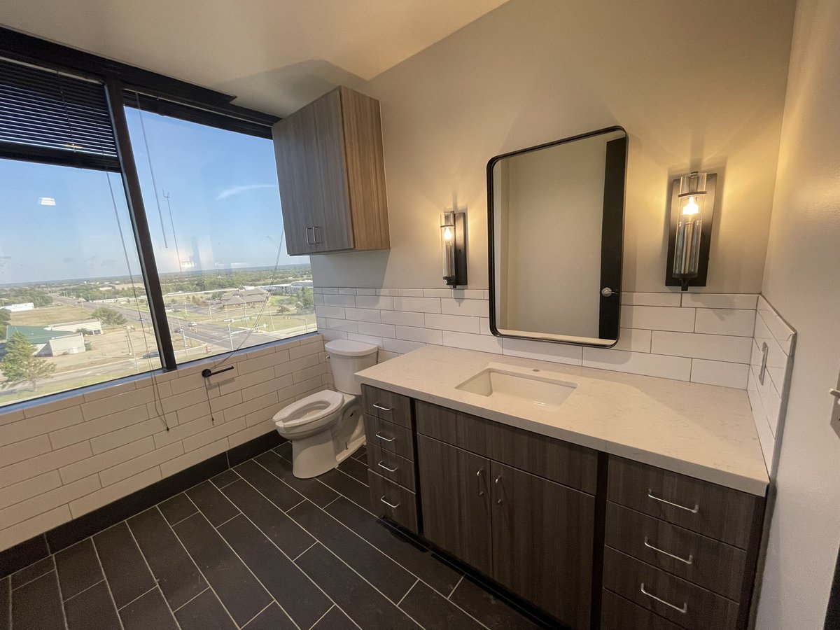 FLXArchitecture's tweet photo. Stopped by a job site today to check progress. Executive washroom with a view? Yes, please! https://t.co/AvVUMLHMiu