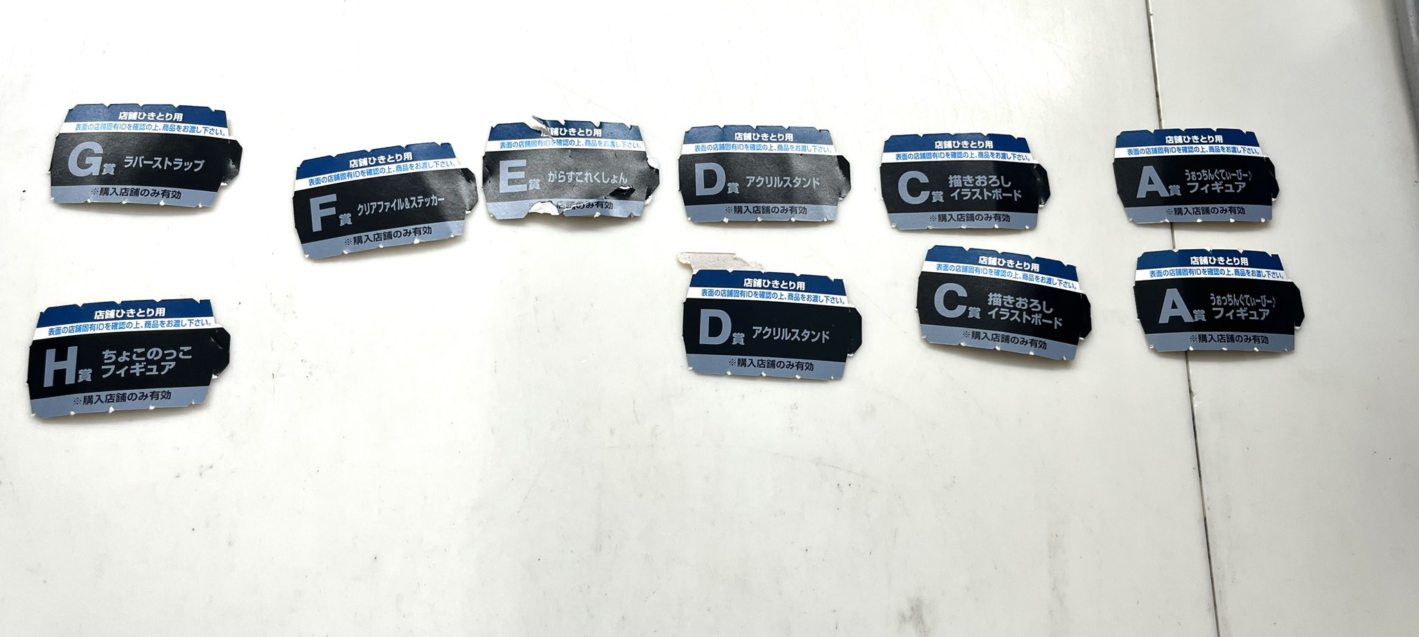 一番くじ SPY×FAMILY スパイファミリー 1ロット 販促物,くじ券ナシ