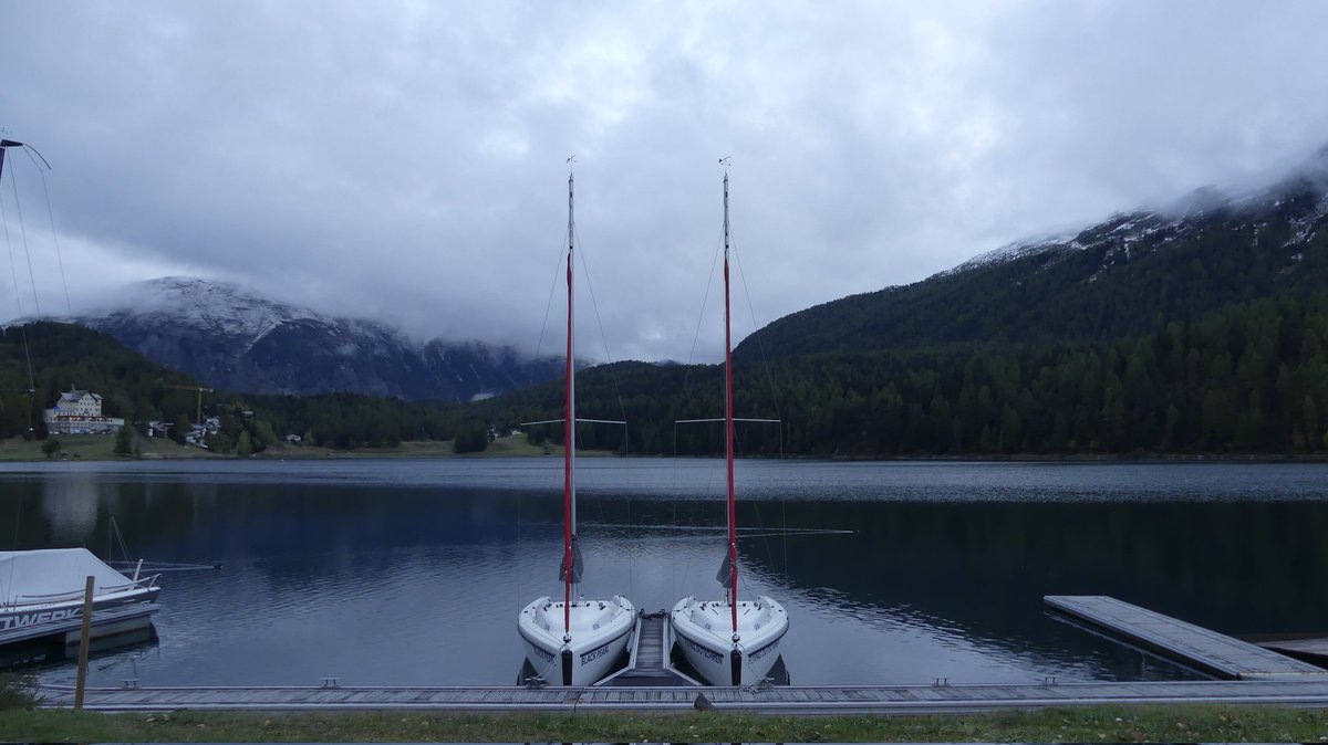 EmptyMin's tweet photo. #365photos #273 #PictureOfTheDay @Interrail #GrandAnniversaryTour #Day5 #fourthstop #StMoritz  #Switzerland via @glacierexpress_ most weather #rain #snow 🇨🇭🌧️☁️📷🧳🛤️🚊🚞🧳 https://t.co/fln0mTL2i3