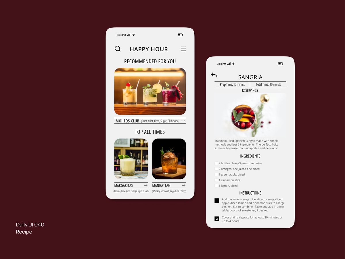 Mashddesign's tweet photo. D040/100- Recipe
Figma
//
#uidesign #DailyUI #GraphicDesigner  #appdesign #Webdesign #uxui #creatives #designer 
@Daily_UI https://t.co/DRuh5BfK6N