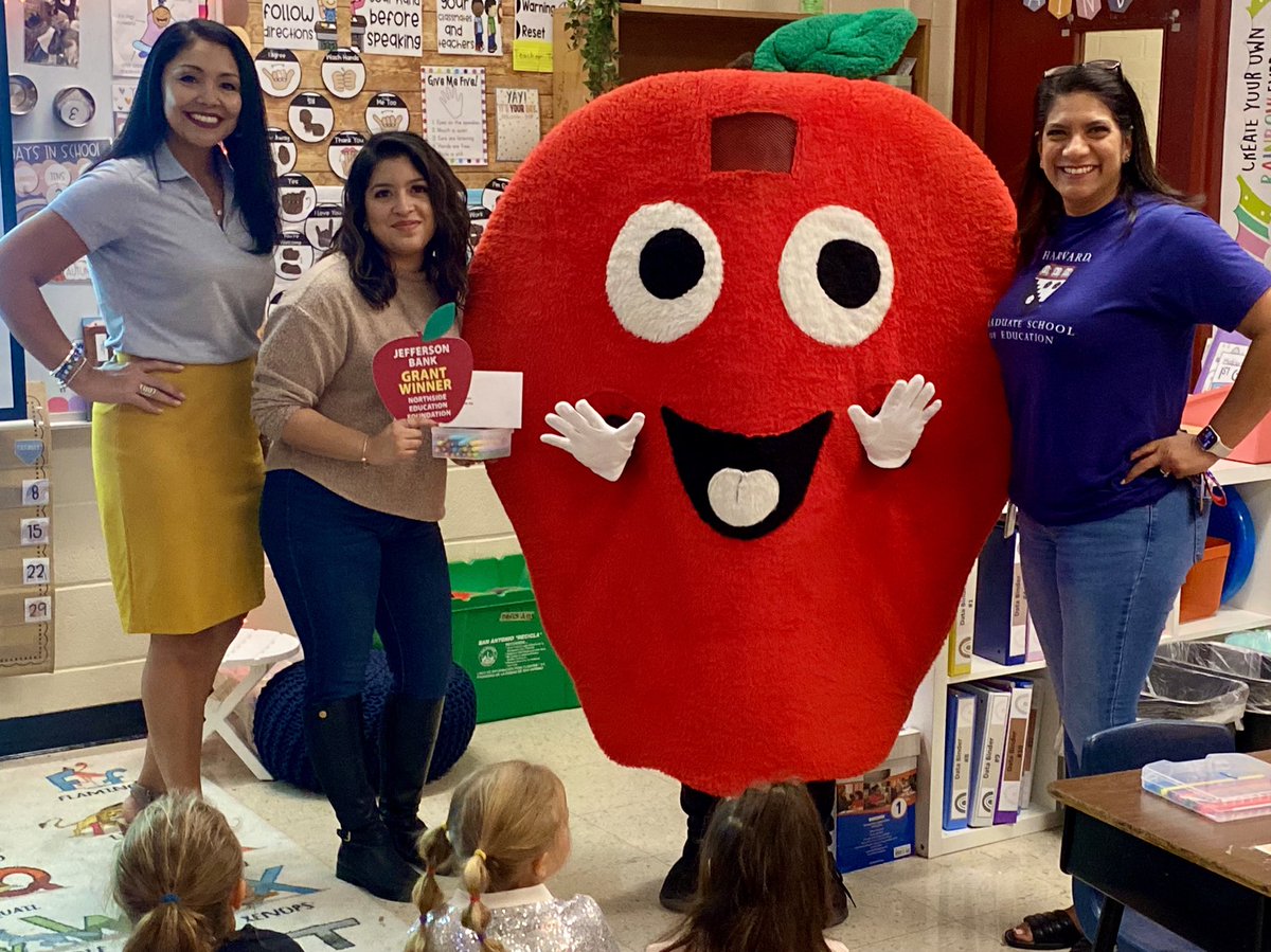 jfhorras's tweet photo. In @nisdhr we don’t just hire great teachers; thanks to @nisdnef we reward their hard work too! We loved starting our day presenting @NISD NEF New Teacher Grants at @NISDMead  @NISDCNE @NISDHowsman  @NISDLockeHill  &amp; @NISDHobby ! https://t.co/ux2QHNZigk