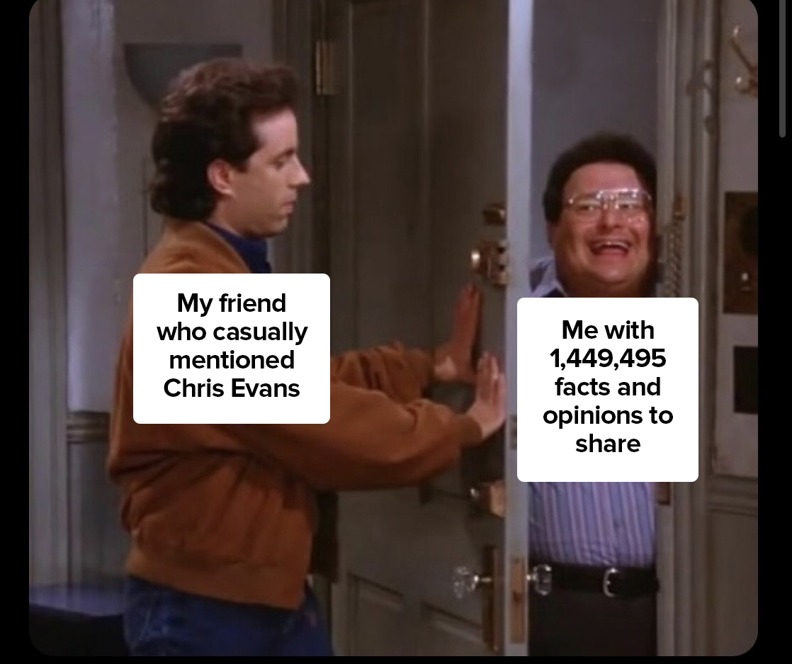 BuzzFeed's tweet photo. we LOVE Chris Evans https://t.co/Q1V0qGzl6T