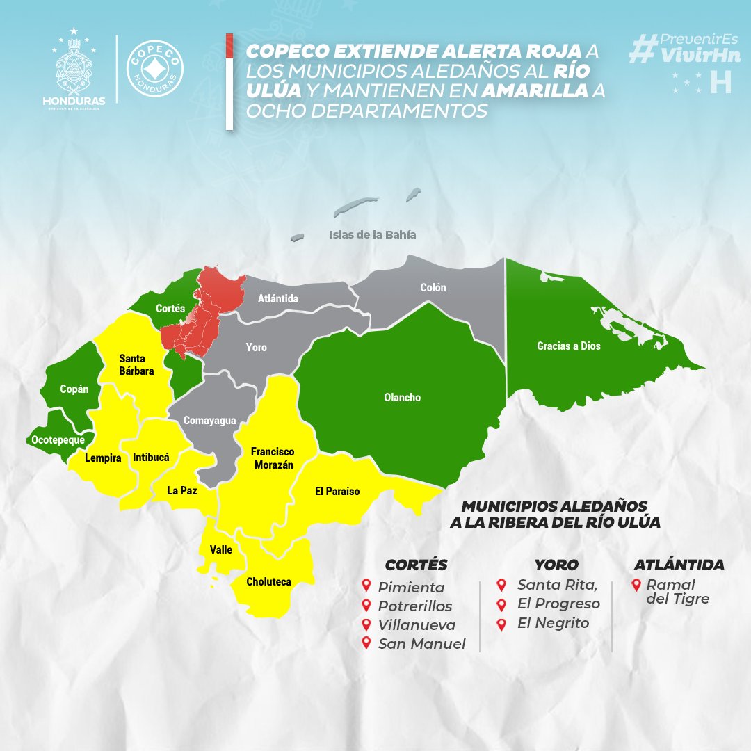 Las autoridades extendieron alerta por 48 horas.