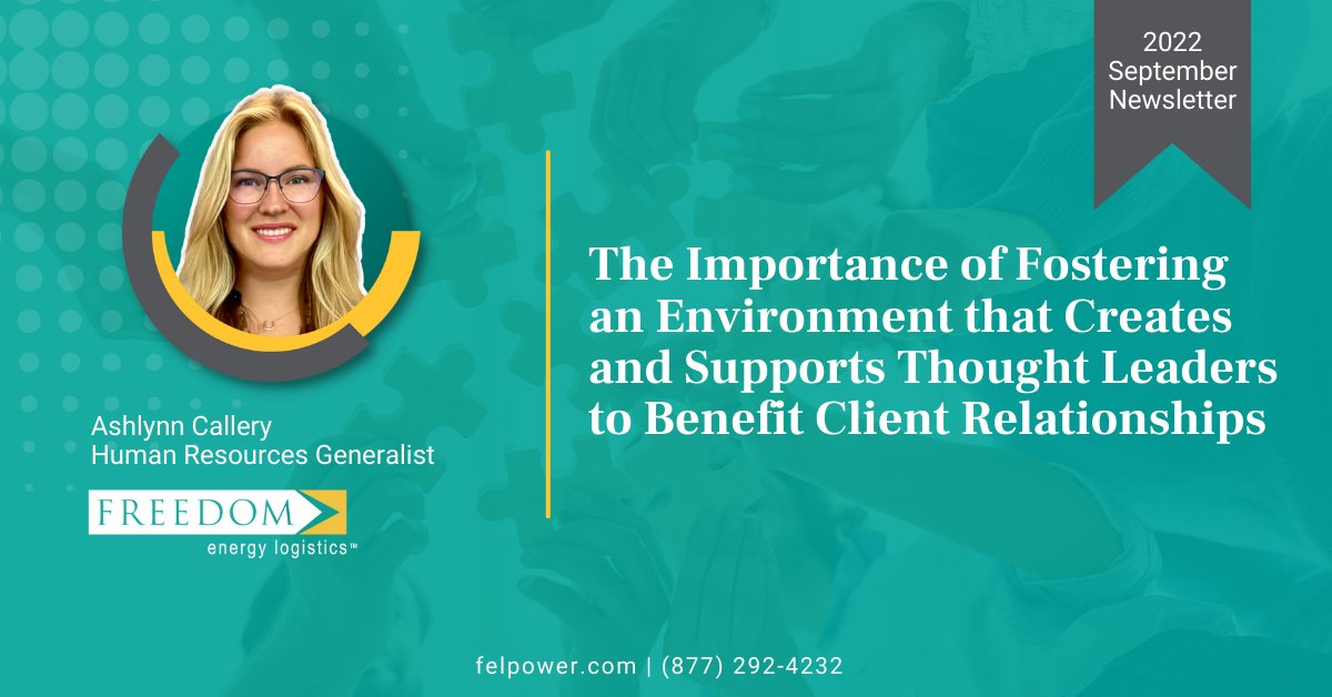 Hear from Ashlynn Callery, Human Resources Generalist, about how we collaborate with our employees to create opportunities where they can continuously expand their knowledge in the energy industry. felpower.com/developingthou…

#LandingDestination #EnergyAdvisor #EmployeeGrowth