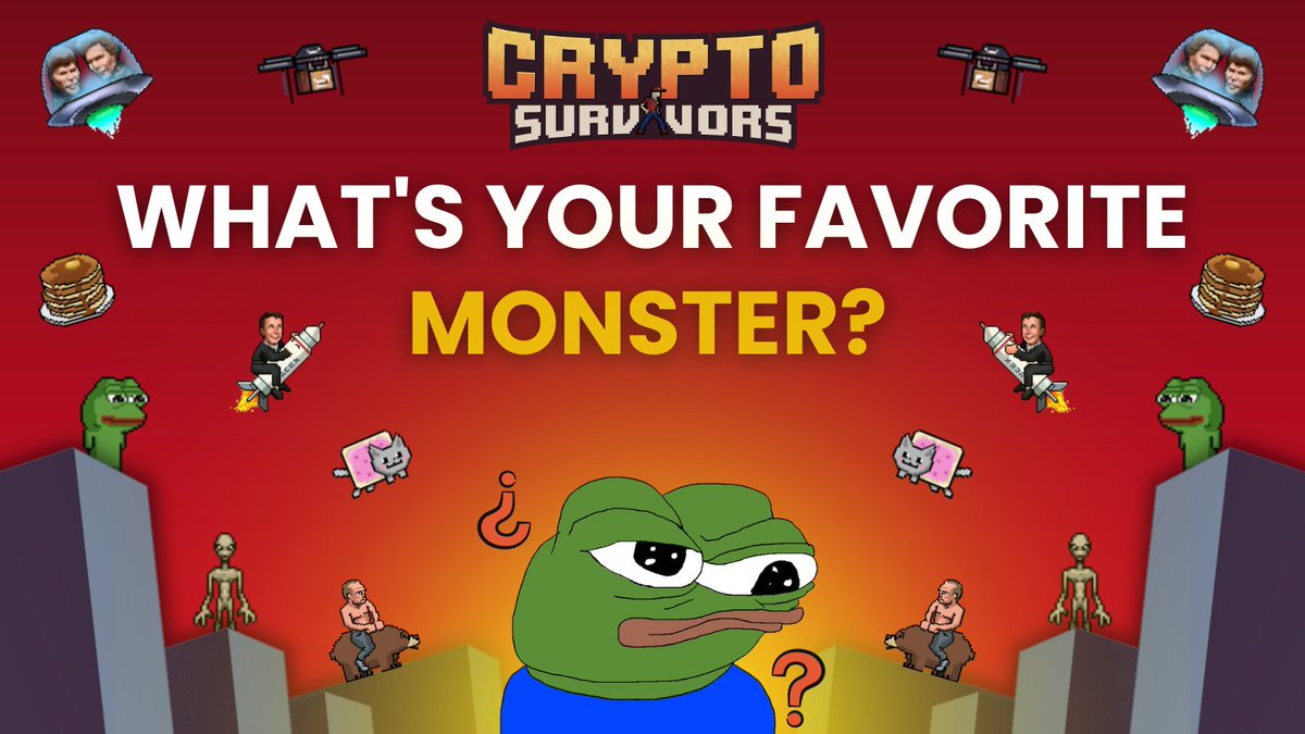 Survivors! What’s your favourite monster? 👾 You have now been playing the game for several weeks. Maybe there’s a monster that you prefer! So which team are you? #TeamPepe 🐸? #TeamXenomorph 👽? #TeamNyan 😼? Let us know under this post! ⬇️