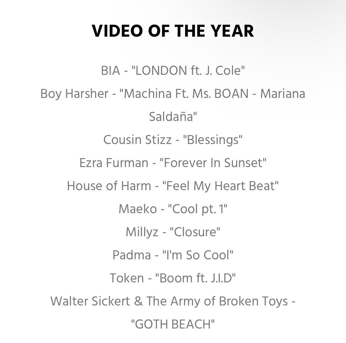 Received the very 🆒 news that I am nominated for singer/songwriter of the year + video of the year by the Boston Music Awards. 

If you’re down for the cause, vote for ur boy 💙

bostonmusicawards.com/vote/