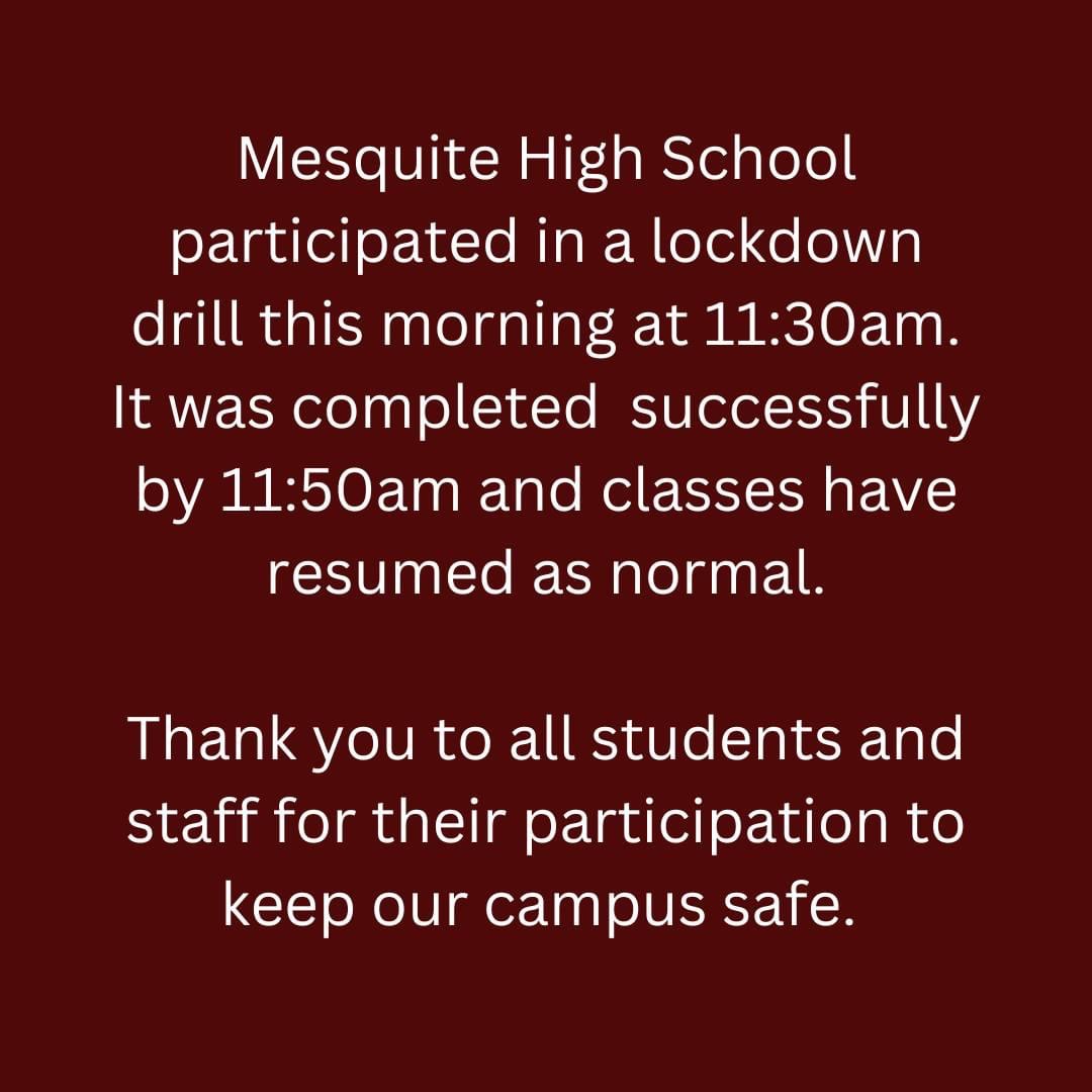 Mesquite High School (@mesquitehs) on Twitter photo 
