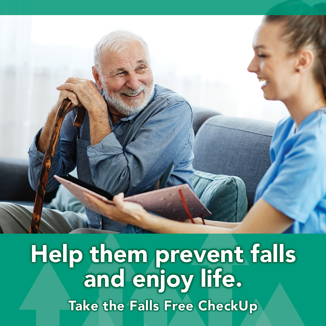 SDDOH's tweet photo. Falls can happen to anyone. When adults age 65+ fall, it can lead to serious injury, like a fracture. Help your loved ones prevent falls and enjoy life by checking their fall risk with the #FallsFreeCheckUp:
https://t.co/1Lz0xYwlVM https://t.co/1VLvxOTHGw