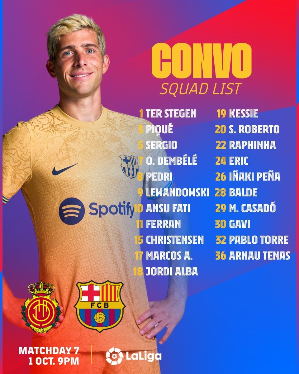 XaviGideon's tweet photo. The squad #FCB https://t.co/XBop0BHlPJ