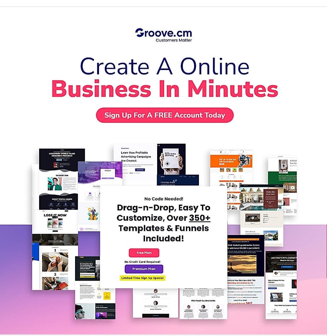 SmartBu49592004's tweet photo. Free groove funnel lifetime account! Website Creator, funnel builder, online shopping cart, everything you need to make a sale online, no credit cards needed, free lifetime account #groovepages #groovefunnel #AffiliateMarketing #contentmarketing https://t.co/Gt41rLOihY https://t.co/VNACaO9r6m