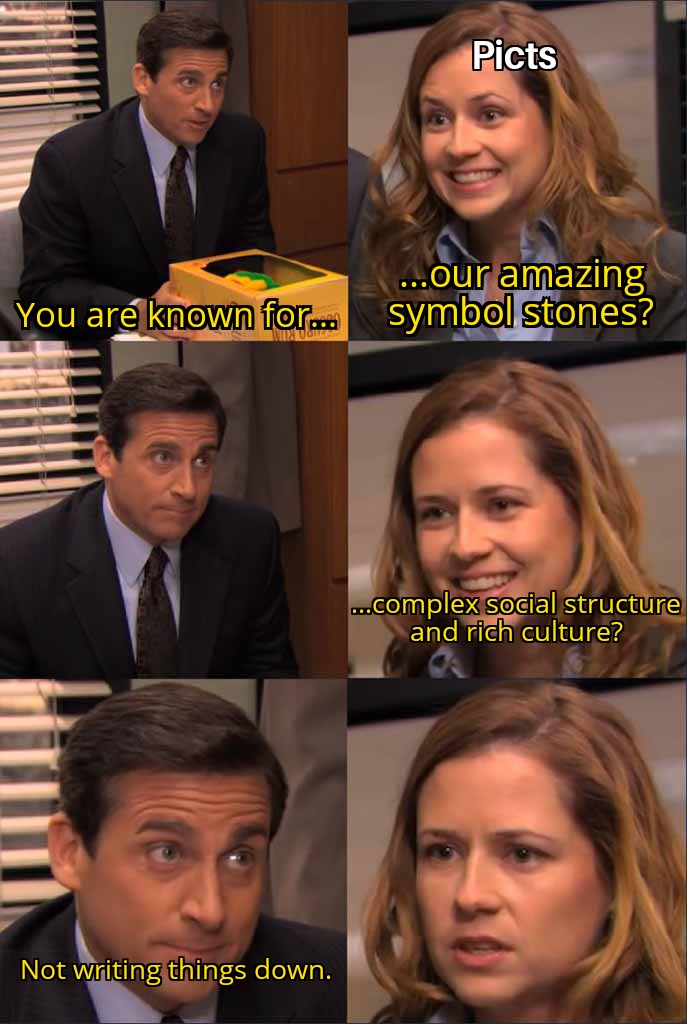 #Picts #Archaeology #Stones #TheOffice #Culture #Pam #KnownFor @SteveCarell