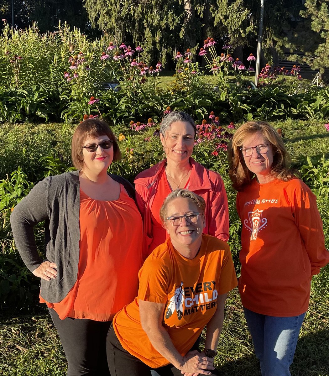 The #WesternU Research team is wearing orange today in acknowledgement of #NDTR2022. Many of us have set aside dedicated time to take a moment of silence and to reflect on our team's commitment to supporting inclusive research spaces and to addressing #TRCCanada Calls to Action.