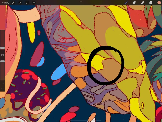 Like if I want to find a nice balance between these two colors I literally zoom in and find a pixel that looks nice 