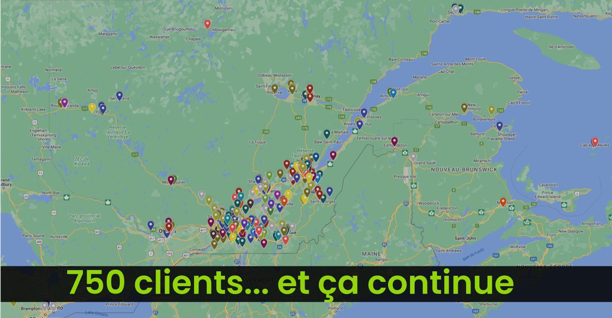 Plus de 750 entreprises nous font maintenant confiance partout au Québec et ailleurs au pays. Nous sommes fiers de contribuer chaque jour à votre succès. 

750 fois merci!