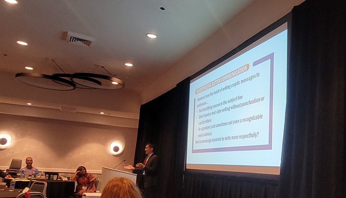 Wootenomics's tweet photo. Interesting discussion from @ProfessorChiang on 5 broad lessons learned from teaching a diverse student body. #EconEd22 https://t.co/a0rrLdEoXf