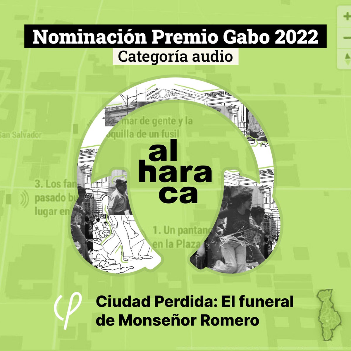 alharaca_sv's tweet photo. ¡#CiudadPerdida fue nominado a en el @FestivalGabo, uno de los premios más prestigiosos de periodismo en Iberoamérica!🤩
Gracias a quiénes contaron sus historias, a los que apoyaron escuchándolas y a nuestra equipa. 🥳 Felicidades todos los nominados. https://t.co/DmERBZckbj
