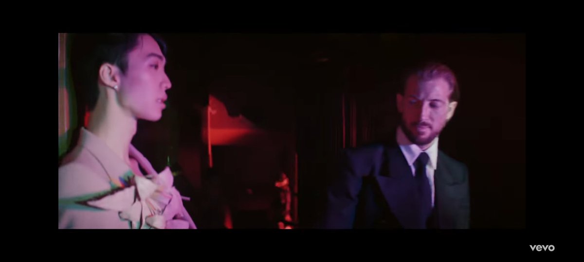 geonbaeee's tweet photo. was watching sam smith unholy mv that just released and i think i spotted shax dojin (yuri park) https://t.co/nc9PN4YEi0