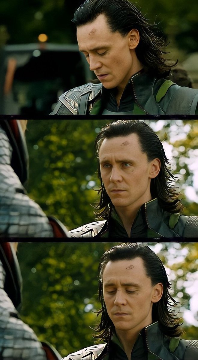 Avengers Loki in this scene but without the mask 🫠🤌🏼