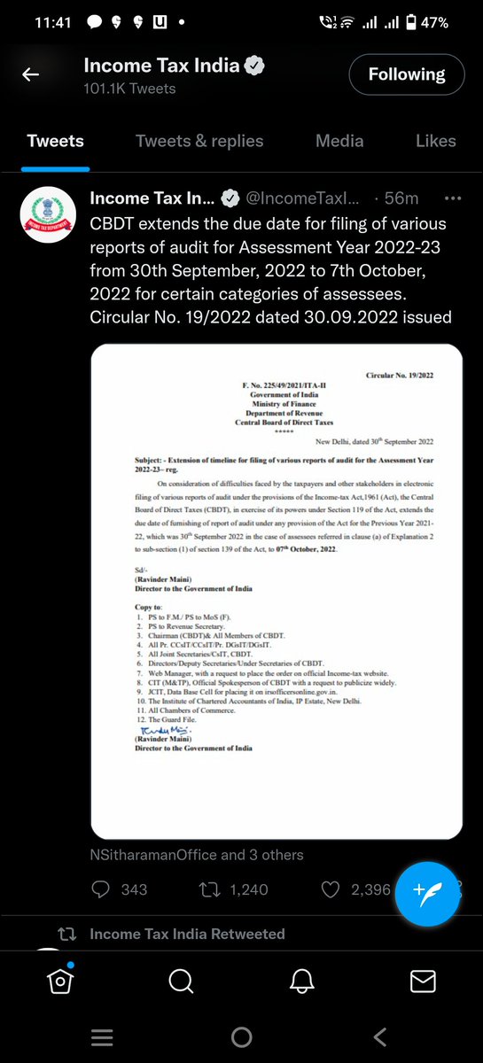 Ajain06's tweet photo. #Extend_TaxAudit_Due_Dates #Extend_Due_Dates_Today https://t.co/4y9VQaryk6