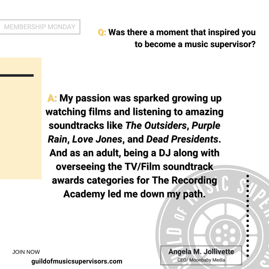 guildofmusic's tweet photo. 1/2

Come join us as we go to see Moonbaby Media CEO and #GMSMembershipFeature Angela M. Jollivette’s panel at #GMSCon2022 tomorrow! @djmoonbaby 
 
Angela will be speaking at the “Urban Outliers” panel tomorrow!

Virtual tix still available:
https://t.co/jCEjg6SxNZ https://t.co/KYBEvHRWQu