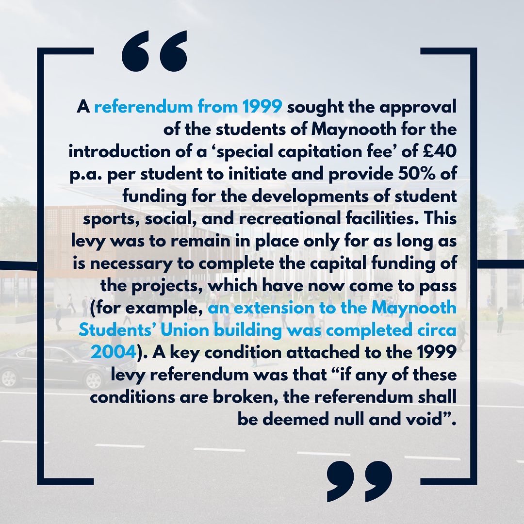 maynoothsu's tweet photo. 📣📣Follow Up Statement from Maynooth Students’ Union against the Termination of the Construction of the Student Centre Levy Project📣📣 (1/4) https://t.co/7OSMH0EudX