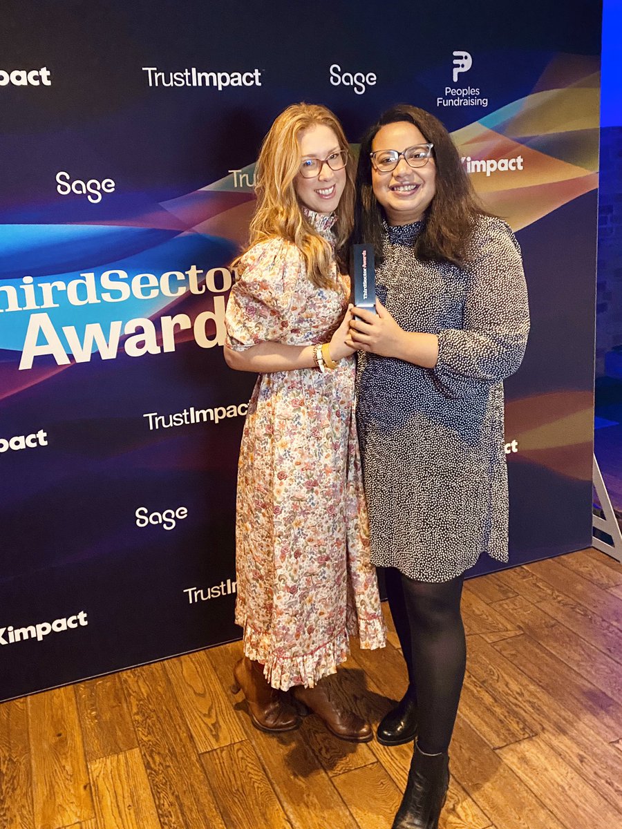 Absolutely over the moon that our volunteer team won Highly Commended in the Third  Sector Awards Community Champion category! 
Our 2-year-old baby’s first award and we couldn’t be prouder of what our team has achieved 🥹
<a href="/ThirdSector/">Third Sector</a> @TSEawards