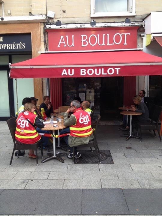 antsoko22's tweet photo. Les rares fois où la CGT est au boulot. https://t.co/n6MdTZSuIC