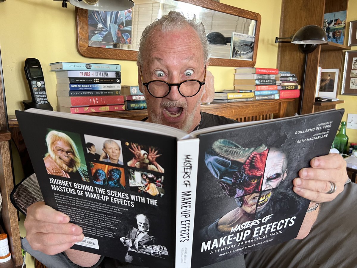 Serious horror fans must seek out my former SPFX makeup man and Oscar winner Howard Berger’s MASTERS OF MAKE-UP EFFECTS. Fantastic photos and great behind-the-scenes insights.