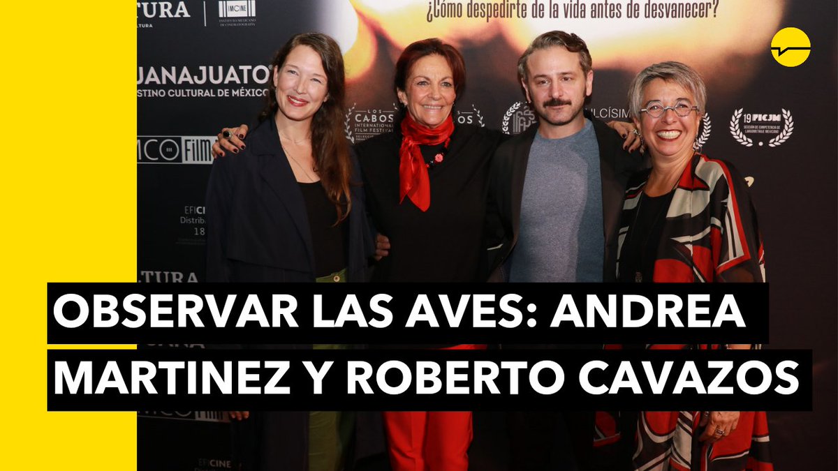 .<a href="/andreamcrowther/">Andrea Martinez Crowther</a> y @yosoyrobcavazos hablaron con <a href="/G1OSER/">Sergio Paz</a> sobre #ObservarLasAves, la película que se alzó con el Premio del Público en el Festival Internacional de Cine de Los Cabos 🎥

Aquí pueden ver la entrevista completa 👉 youtu.be/OWIxr0cBm0E